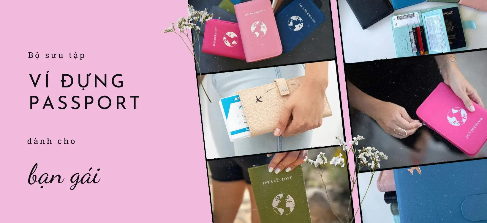 Những mẫu Ví Đựng Passport cá tính dành cho Bạn Gái